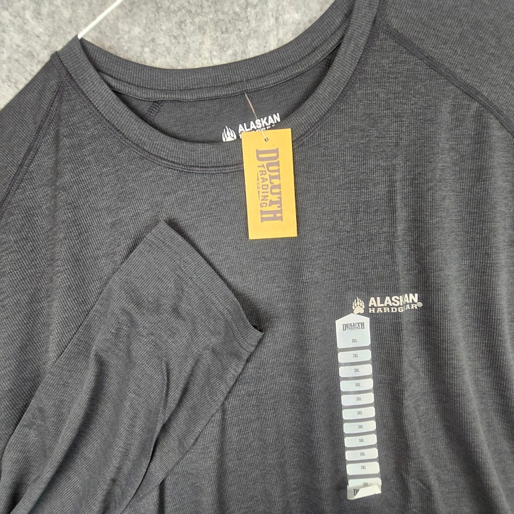 Alaskan Hardgear Tun-Dry Mens 3XL Black Long Sleeve Tee 94245 Moisture Wicking